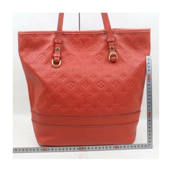 Louis Vuitton Citadine Pm Red Monogram Empreinte Leather Shoulder Bag - Picture 4 of 12